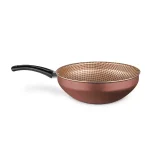 SARTÉN WOK FLORA N28 CHERRY/CHOCOLATE MTA - Imagen 2