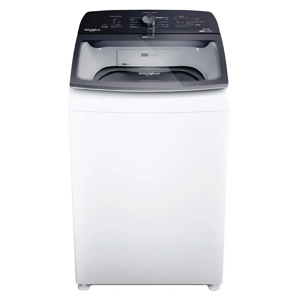 LAVARROPAS WHILRPOOL 13KG LAVARROPAS WHIRLPOOL WWH13AB 13KG CARGA SUP BLANCO 750RPM C/ AGUA CALIENTE - Imagen 1