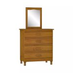 COMODA DALLAS 40 C/ESPEJO IMBUIA (MOVEISMPO)