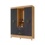 ROPERO MOBI CAPELA NATURE/TITANIUM (ALBATROZ)