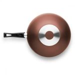 SARTÉN WOK FLORA CON TAPA MTA CHOCOLATE - Imagen 2