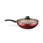 SARTEN WOK FLORA CON TAPA N°28 CHERRY MTA