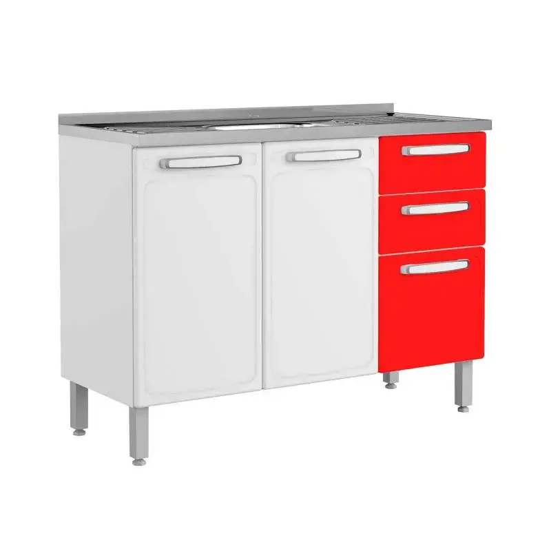 12272849_1 MUEBLE DE COCINA BERTILINI BASE TRIPLE PUERTAS - Imagen 1