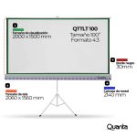 PANTALLA DE PROYECCION QUANTA QTTLT 100 100