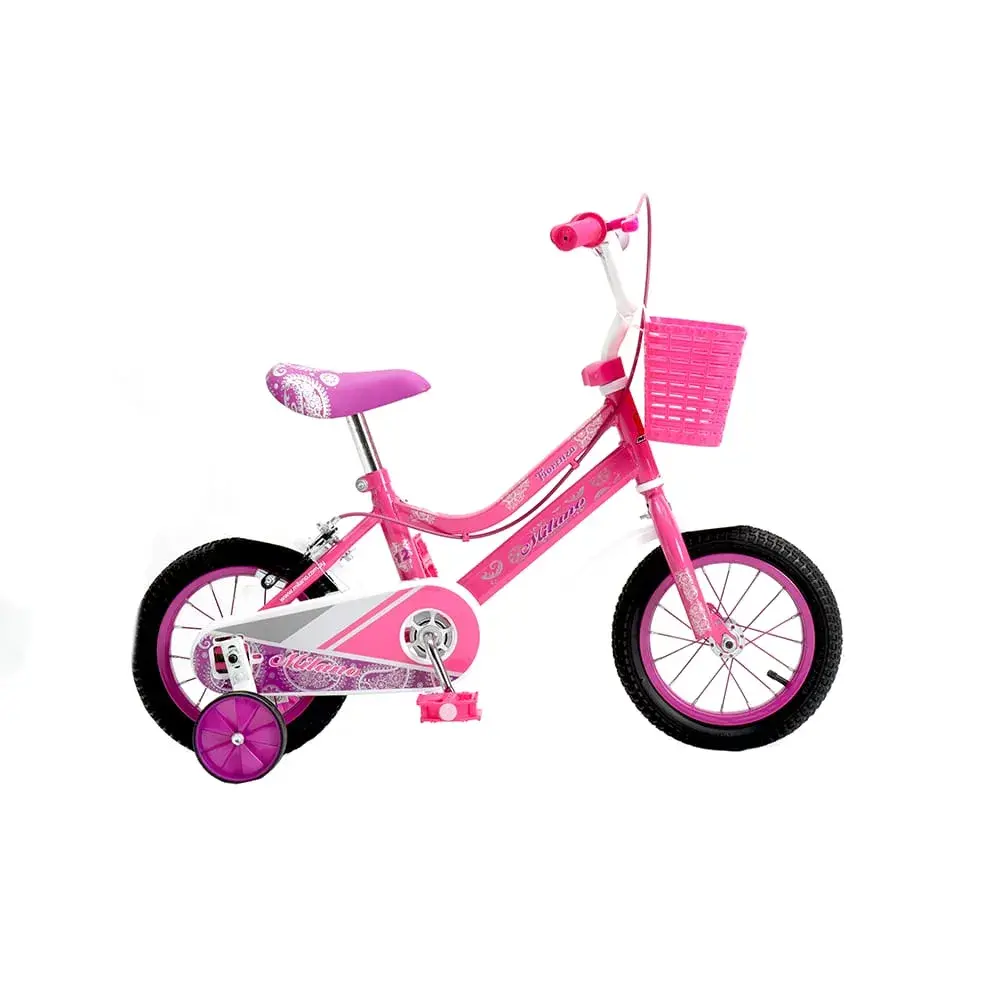 BICICLETA ARO 12 MILANO FIORENZA 12 FUCSIA/LILA - Imagen 1