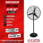 VENTILADOR INDUSTRIAL DE PIE 26 - Imagen 2