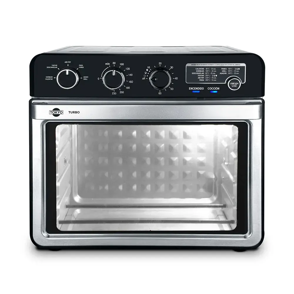 MIXER TOKYO HORNO AIR FRYER TOKYO 34 LTS TURBO 9 FUNCIONES 2000W - Imagen 1