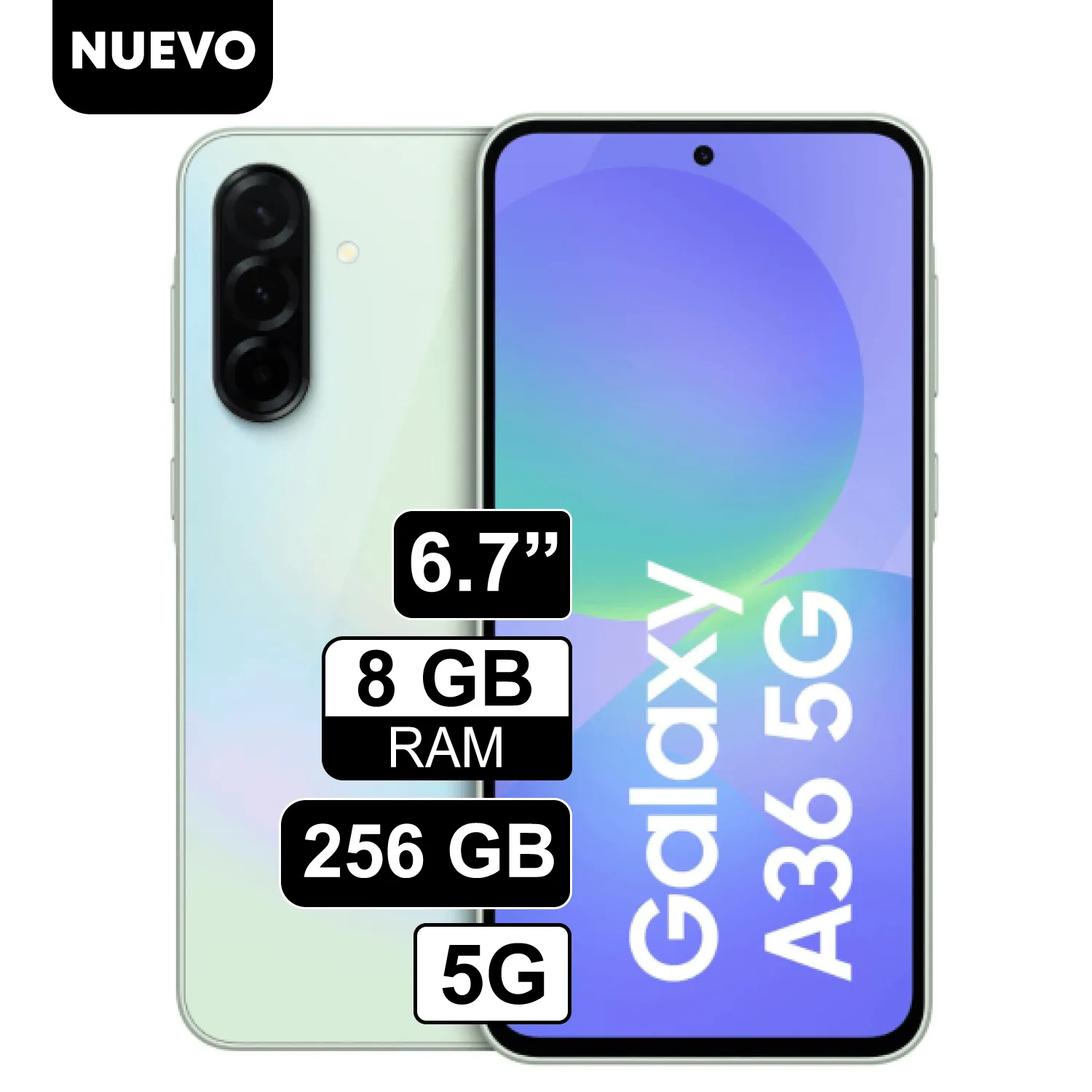 w=1500,h=1500,fit=pad CELULAR SAMSUNG A36 8/256GB - Imagen 1