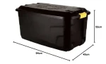 CAJA DE 145 LITRO REISTENCIA PRO CON RUEDAS