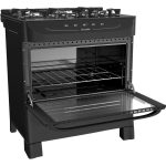 COCINA MUELLER 05H MFV5BB NEG-FRATELLO VETRO - Imagen 2