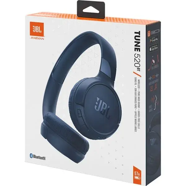 JBL AURI AZUL 1 (1) HEADPHONE T520BT BLUE-JBL - Imagen 1