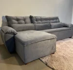 SOFA YERUTI 2+CHES DER.VELUTEX 70GRIS CONFORT