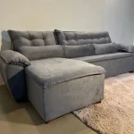 SOFA YERUTI 2+CHES DER.VELUTEX 70GRIS CONFORT