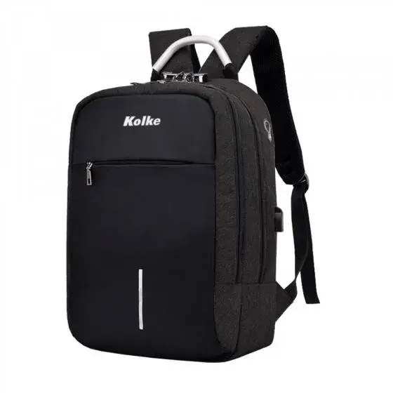mochila con candado kolke MOCHILA ANTI ROBO TRAVELER CON CANDADO KVM -603 - Imagen 1