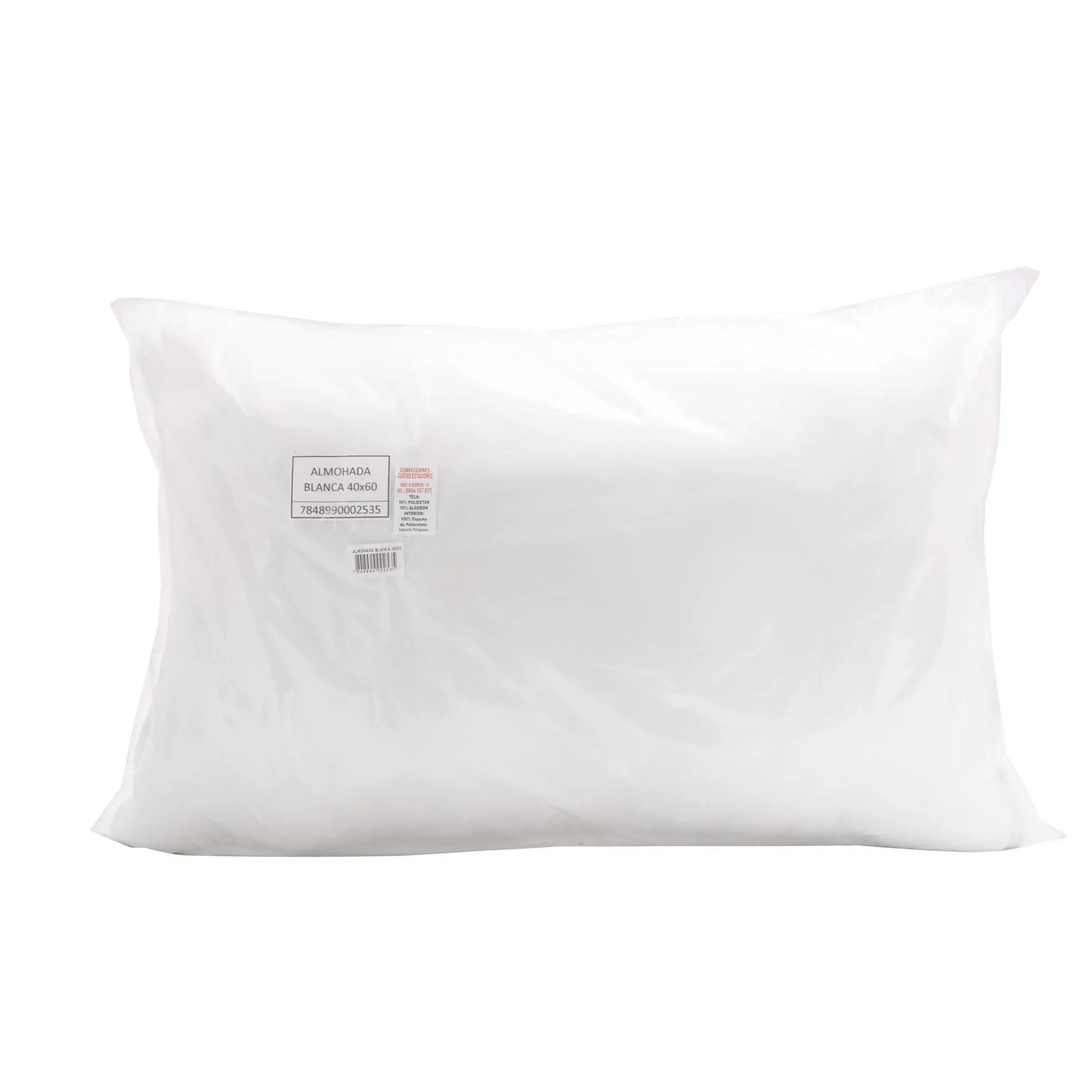 0201204 ALMOHADA U/D 60x40cm - Imagen 1