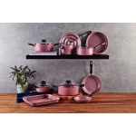Juego de Olla 10pzs Linz granito Rosa Tramontina - Imagen 2