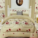 Frazada+Edredon 2 fundas 230x250 gold golden