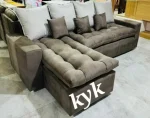 SOFA JAZMIN/Disponible en Beige,Gris y Marron