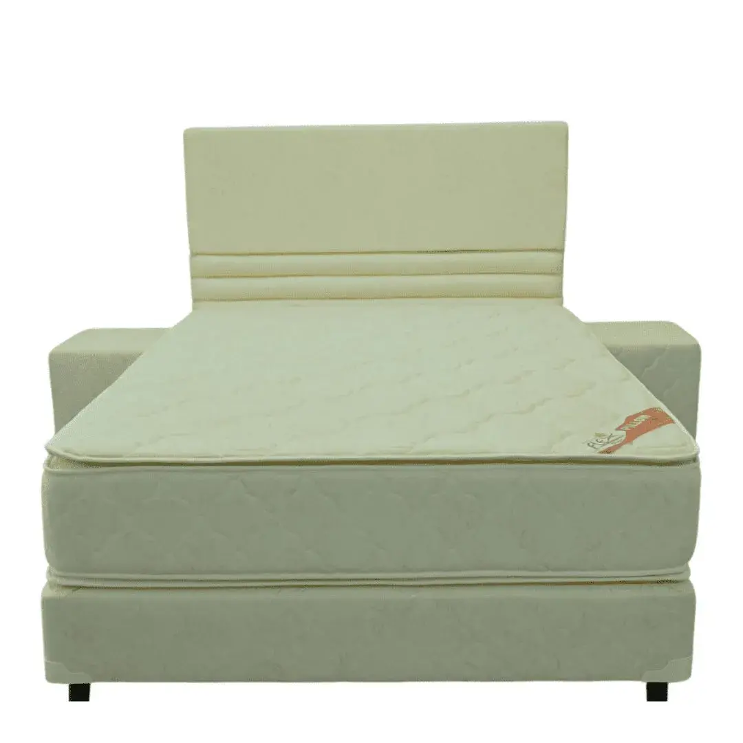 flex neo beige SOMMIER FLEX NEO BEIGE/NEGRO de 100x190cm - Imagen 1