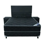 SOMMIER FLEX NEO AZUL/NEGRO/BORDO de 160x200cm - Imagen 2
