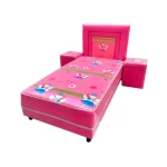 Sommier completo infantil rosa Inmapol 100x190cm
