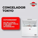 CONGELADOR TOKYO TCON230DF 191 NET T/CIEGA - Imagen 4