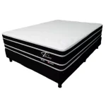 SOMMIER TIZZIANO NEGRO INMAPOL 140X190CM MATRIMONIAL