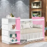 Cuna con Comoda NEW HAPPY JA BC/RS