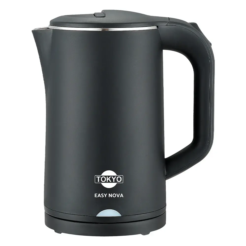 HERVIDORA TOKYO HERVIDORA TOKYO 1,7 LTS EASY PRO NEGRA J. DE ACERO INOX 1500W - Imagen 1