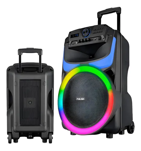 MULTI10 PARLANTE PULSE 550W SP403E BURST 12" BT/BAT/AUX/SD/USB/FM/LED/MICROFONO MULTILASER - Imagen 1