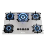 COCINA MUELLER COOKTOP ANAFE 5H TRIP LL MCG5BK ALUM - Imagen 2