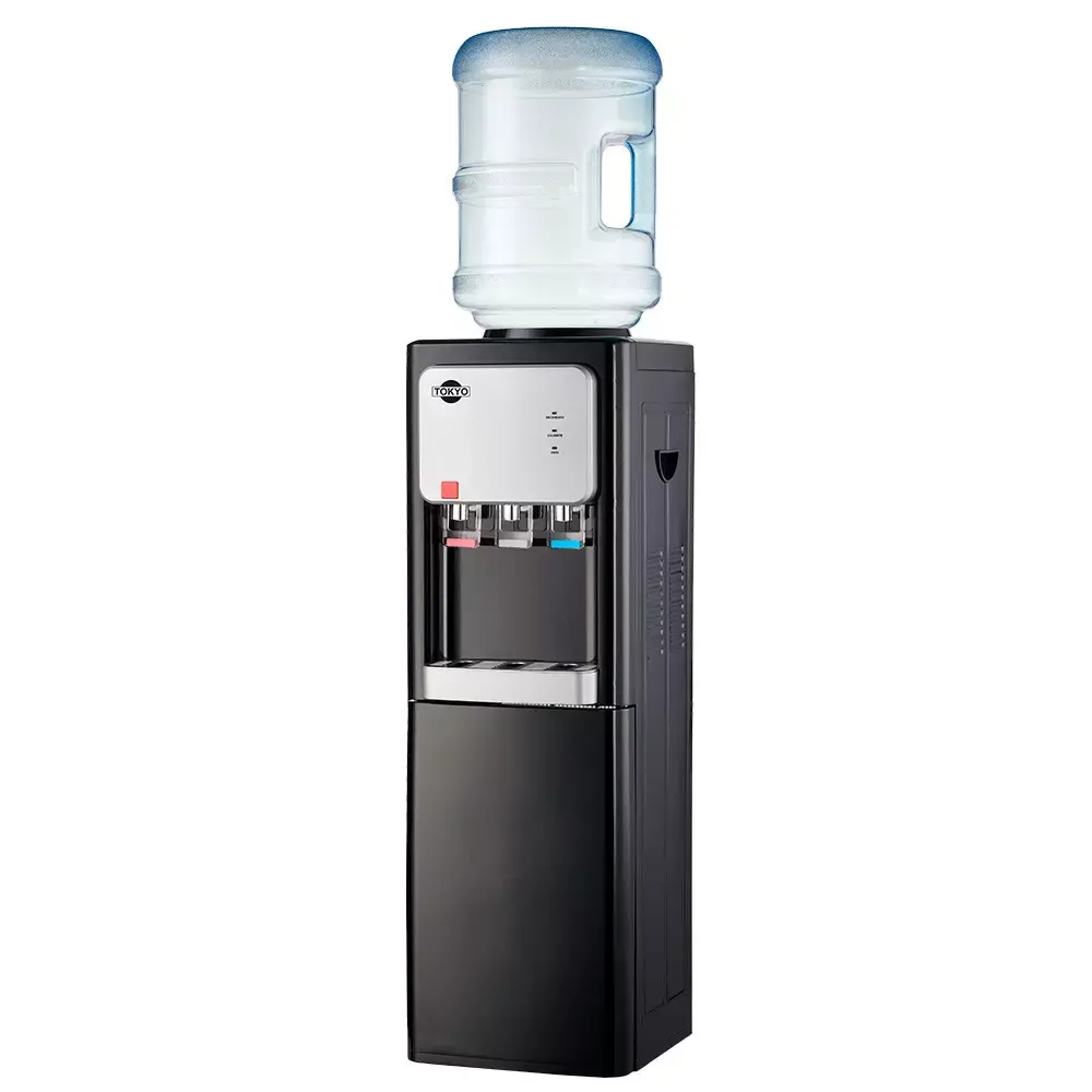 bebed BEBEDERO DE PIE NEGRO TOKYO CRYSTAL BIDON SUP. 3 TEMP.C/COMP 500W - Imagen 1