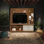 Estante Canela Movelmax P/ TV HASTA 65" FREIJO OFF WHITE - Imagen 3