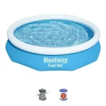 Piscina borde inflable 305x66cm 3.300Lt. con depurador Bestway
