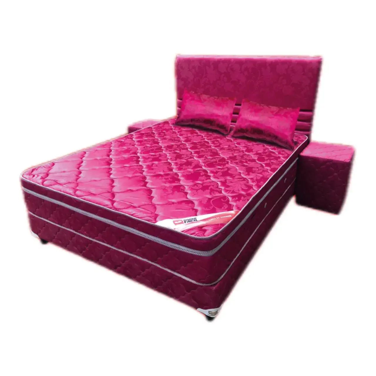 LITE JUEGO COMPLETO 140X190 FLEX LITE AZUL/BORDO - Imagen 1