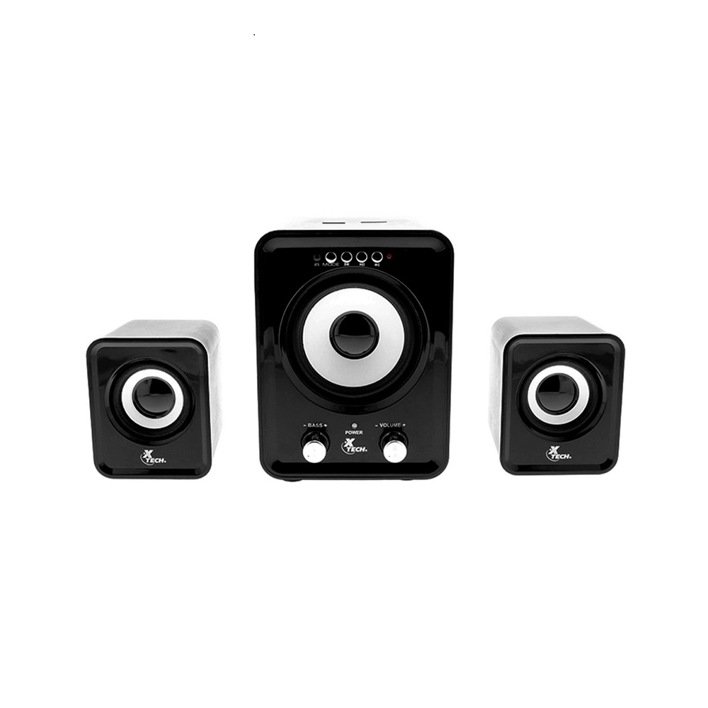 fastrax_102940_6930759604107.jpg PARLANTE XTECH XTS-375BK 12W AUX/USB/M-SD/NEGRO - Imagen 1