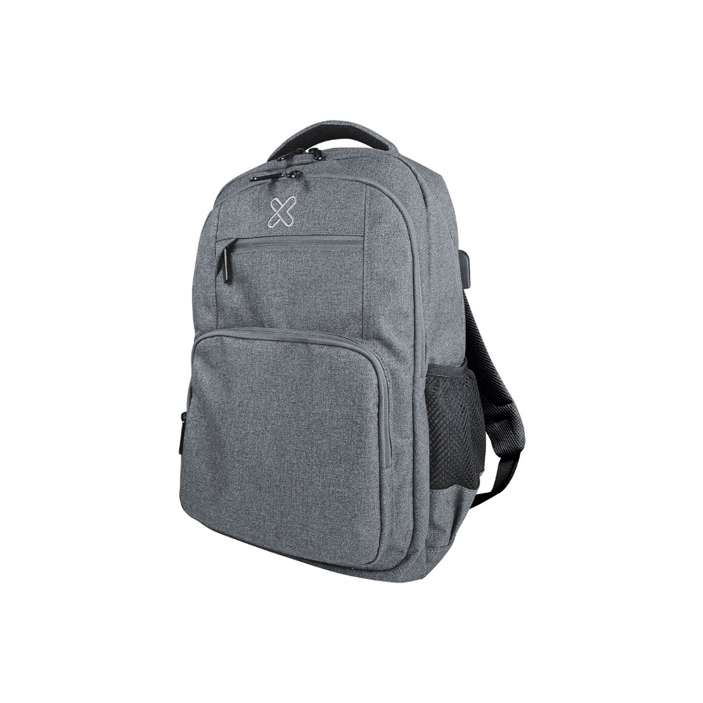 fastrax_103008_69497ee6dd909.jpg MOCHILA KLIP 15.6" KNB-577GR STENDAL USB/GRIS - Imagen 1