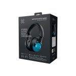 AURICULAR CON MICROFONO KLIP KNH-750BL HI-FI ANC/BLUETOOTH/3.5MM/AZUL - Imagen 4