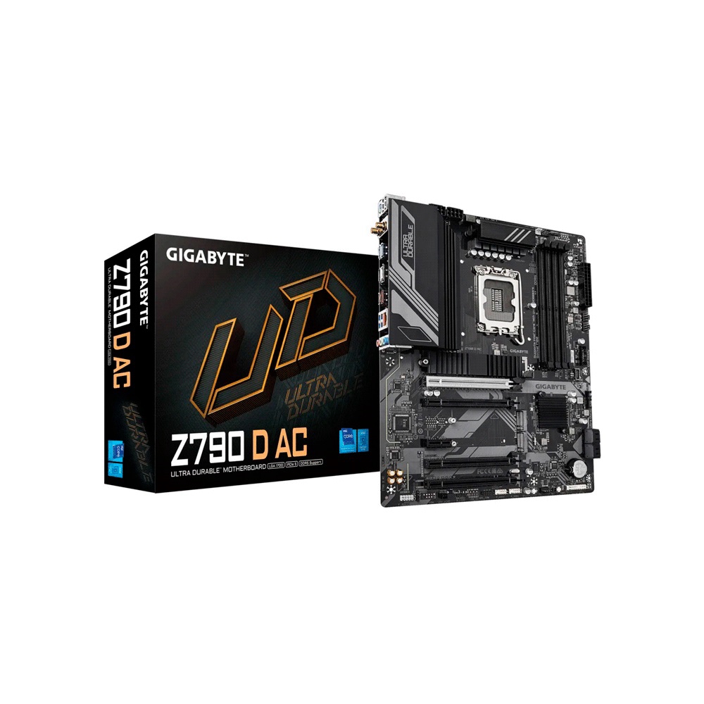 fastrax_106573_69307ace71006.jpg PLACA MADRE GIGABYTE 1700 Z790 D AC S/R/HDMI/DP/3M2/WIFI/DDR5/USB3.2/ATX - Imagen 1