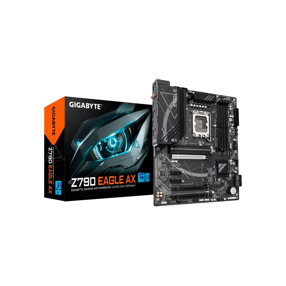 fastrax_106580_69307ad6f00b9.jpg PLACA MADRE GIGABYTE 1700 Z790 EAGLE AX S/R/HDMI/DP/3M2/WIFI/DDR5/USB3.2/ATX - Imagen 1