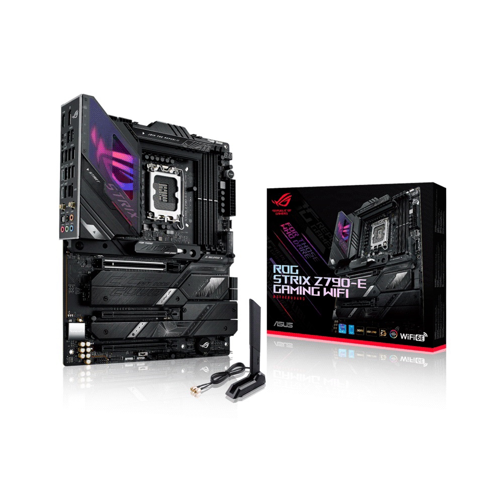 fastrax_106726_69307b1b90f44.jpg PLACA MADRE ASUS 1700 Z790-E GAMING WIFI DDR5 ROG STRIX S/R/HDMI/5M2/DP/USB - Imagen 1