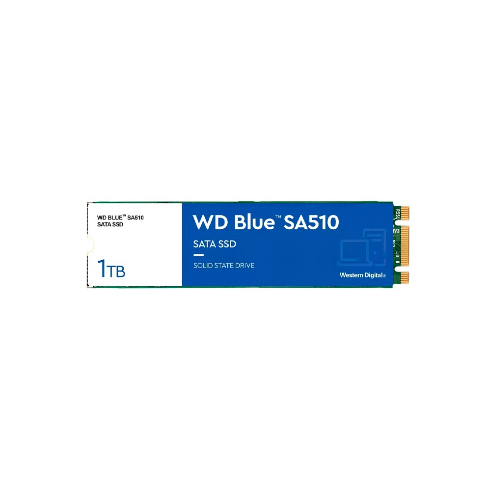 fastrax_106771_69307b3626862.jpg SSD M.2 SATA3 1TB WESTERN DIGITAL WDS100T3B0B BLUE 560/520 - Imagen 1