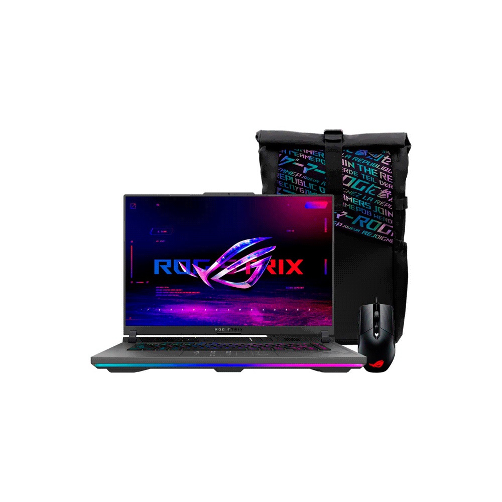 fastrax_107242_69307bf2d88dd.jpg NOTEBOOK ASUS ROG G614JIR-N3054W I9 GAM 1.6/16G/1TB/4070-8G/W11H/16" WUXGA - Imagen 1