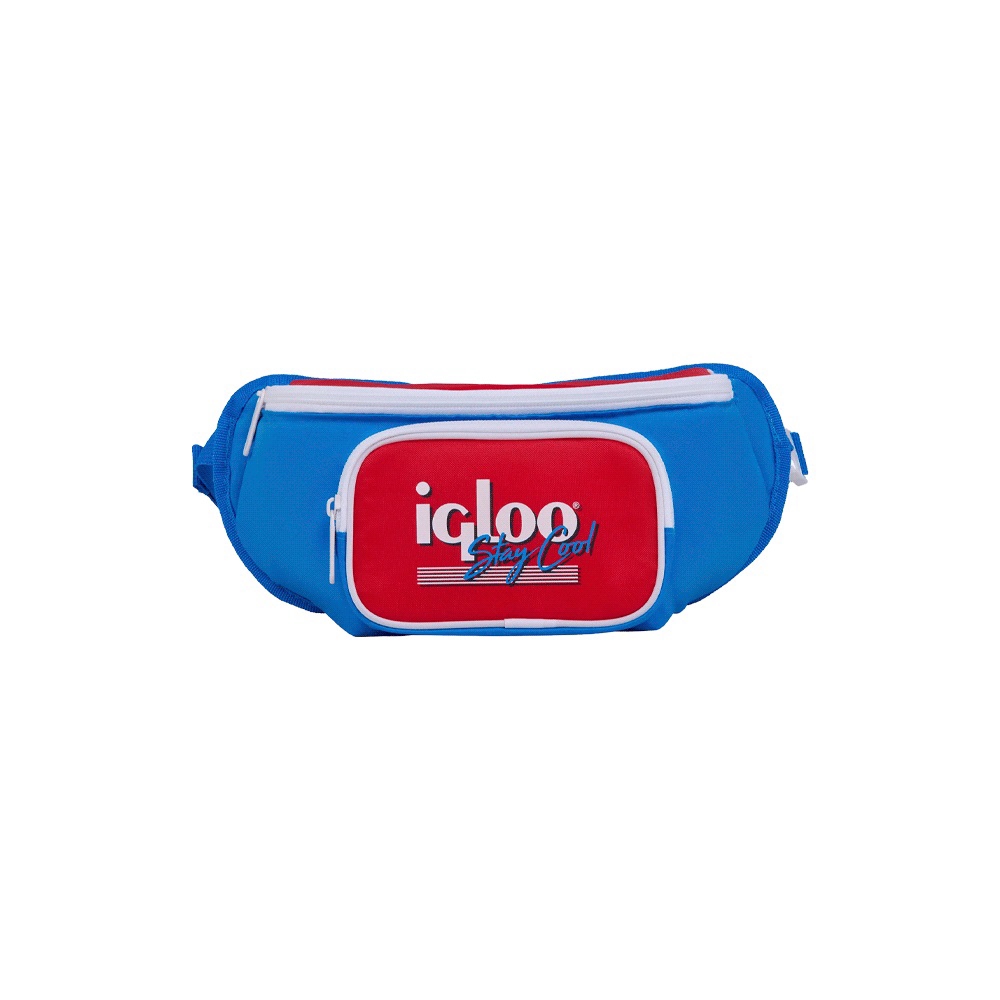 fastrax_108249_69307e3823a10.jpg BOLSA TERMICA IGLOO 3 LATAS FUNNY PACK RETRO AZUL 63079 - Imagen 1