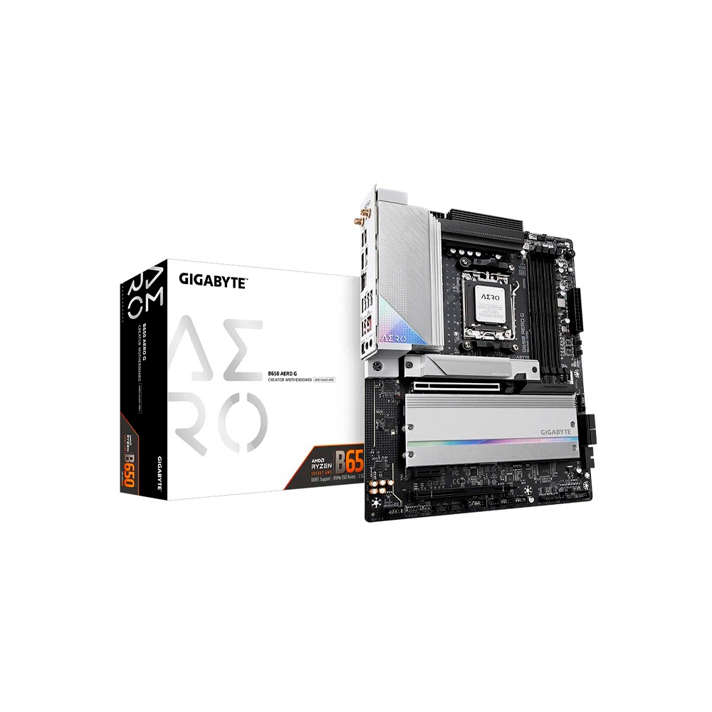 fastrax_108683_69307f292c7e4.jpg PLACA MADRE GIGABYTE AM5 B650 AERO G DDR5 S/R/HDMI/DP/3M2/WIFI/USB3.2/ATX - Imagen 1