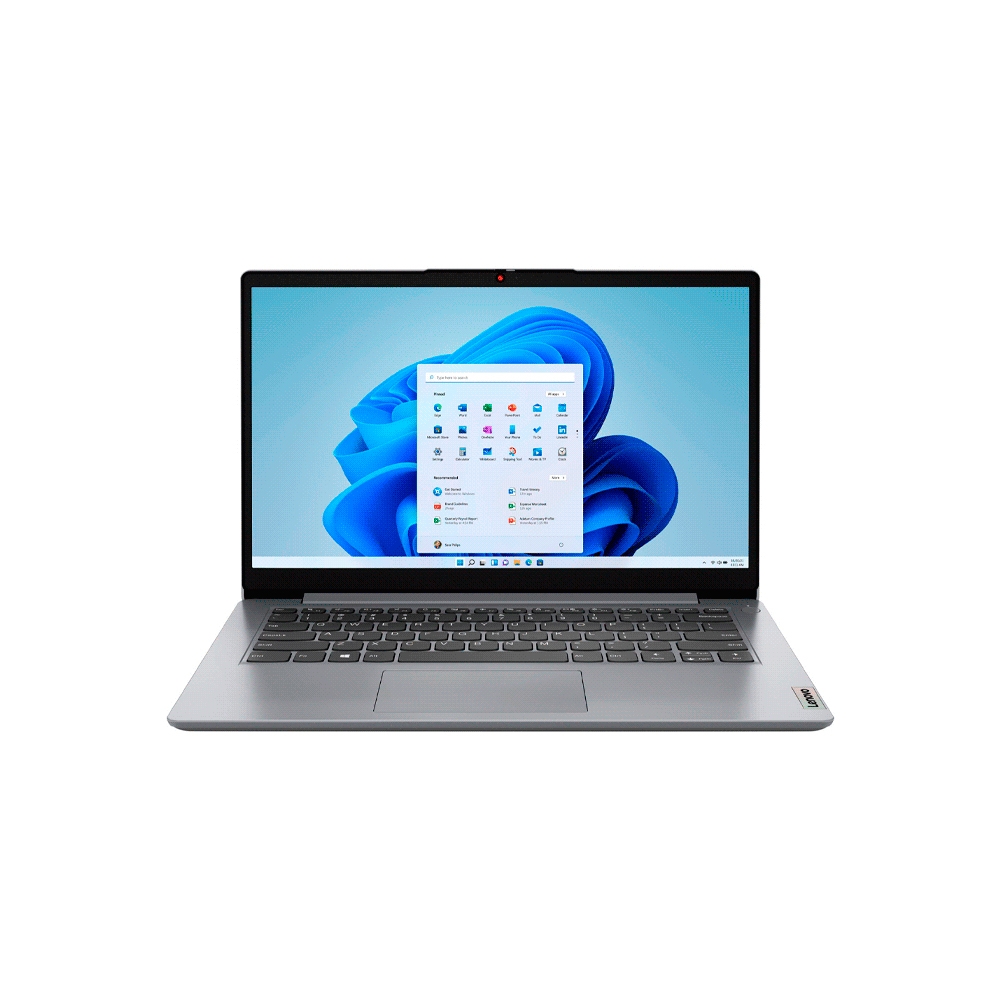 fastrax_108904_69307f978fe1e.jpg NOTEBOOK LENOVO IDEAPAD 1 82V60065US CEL 1.1/4/128EMMC/W11H/14" HD/GRIS - Imagen 1