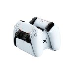 ESTACION DE CARGA HYPERX 51P68AA CHARGEPLAY DUO P/ 2 CONTROLES PS5 USB/BLANCO - Imagen 5