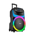 PARLANTE PULSE 550W SP403E BURST 12" BT/BAT/AUX/SD/USB/FM/LED/MICROFONO MULTILASER - Imagen 2