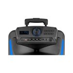 PARLANTE PULSE 550W SP403E BURST 12" BT/BAT/AUX/SD/USB/FM/LED/MICROFONO MULTILASER - Imagen 4