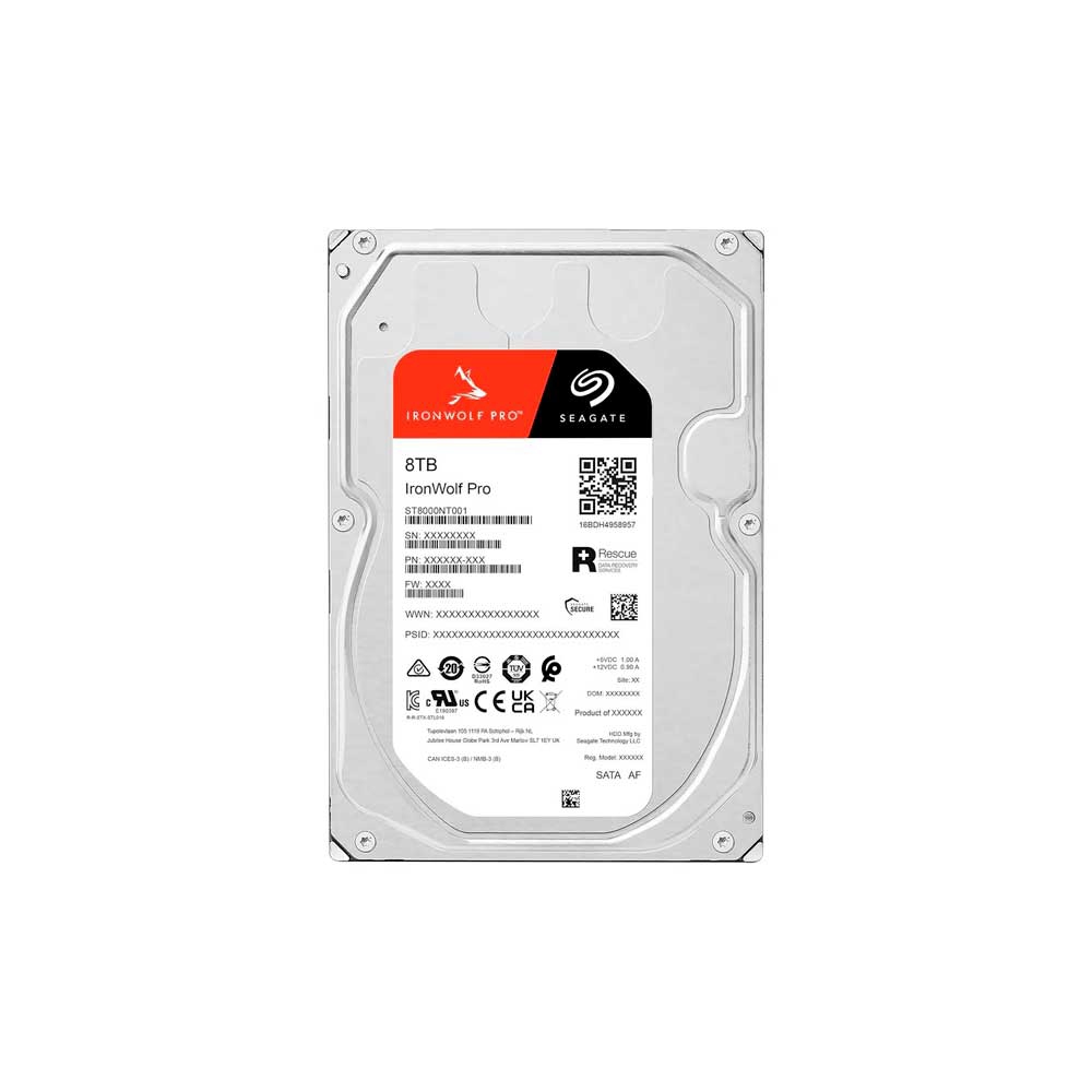 fastrax_115933_69308bfc4615d.jpg DISCO DURO SATA3 8TB SEAGATE IRONWOLF PRO 7200 256MB ST8000NT001 (GARANTIA BR) - Imagen 1